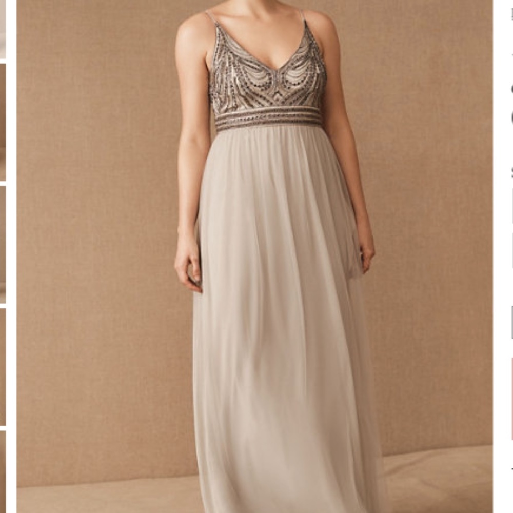 NEW BHLDN Vilette Dress Anthropologie Size 4 Bride